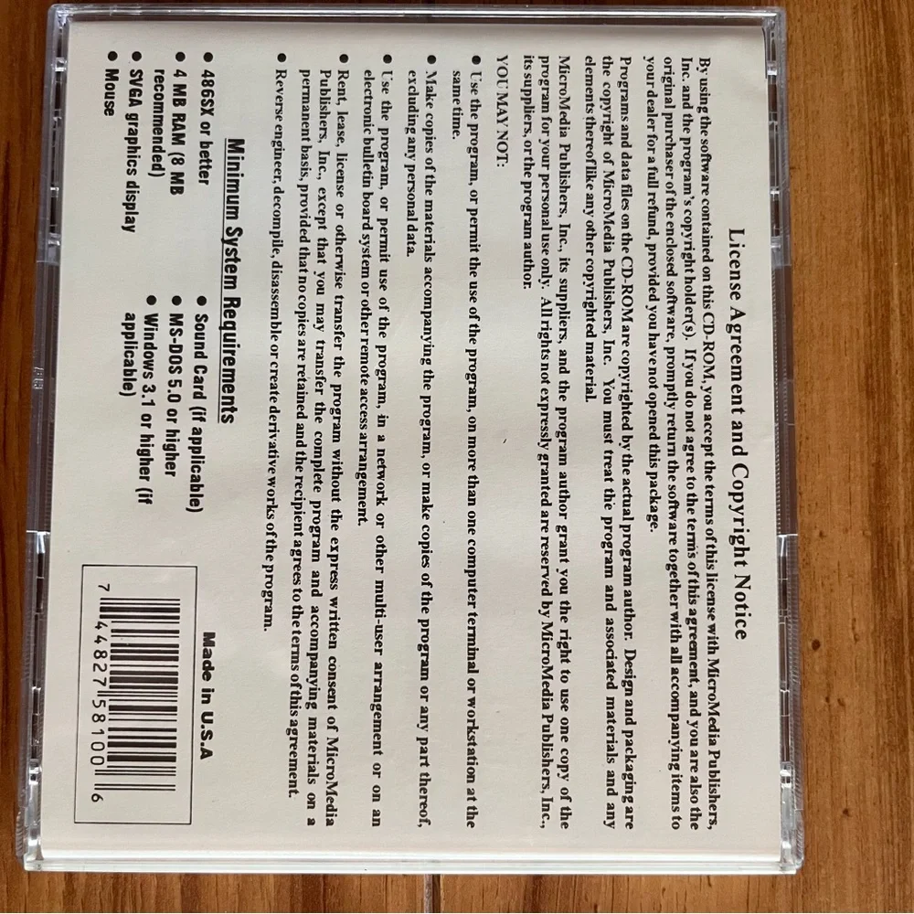 🌺 3/$12 Ultimate Gin Card Game CD - MS DS